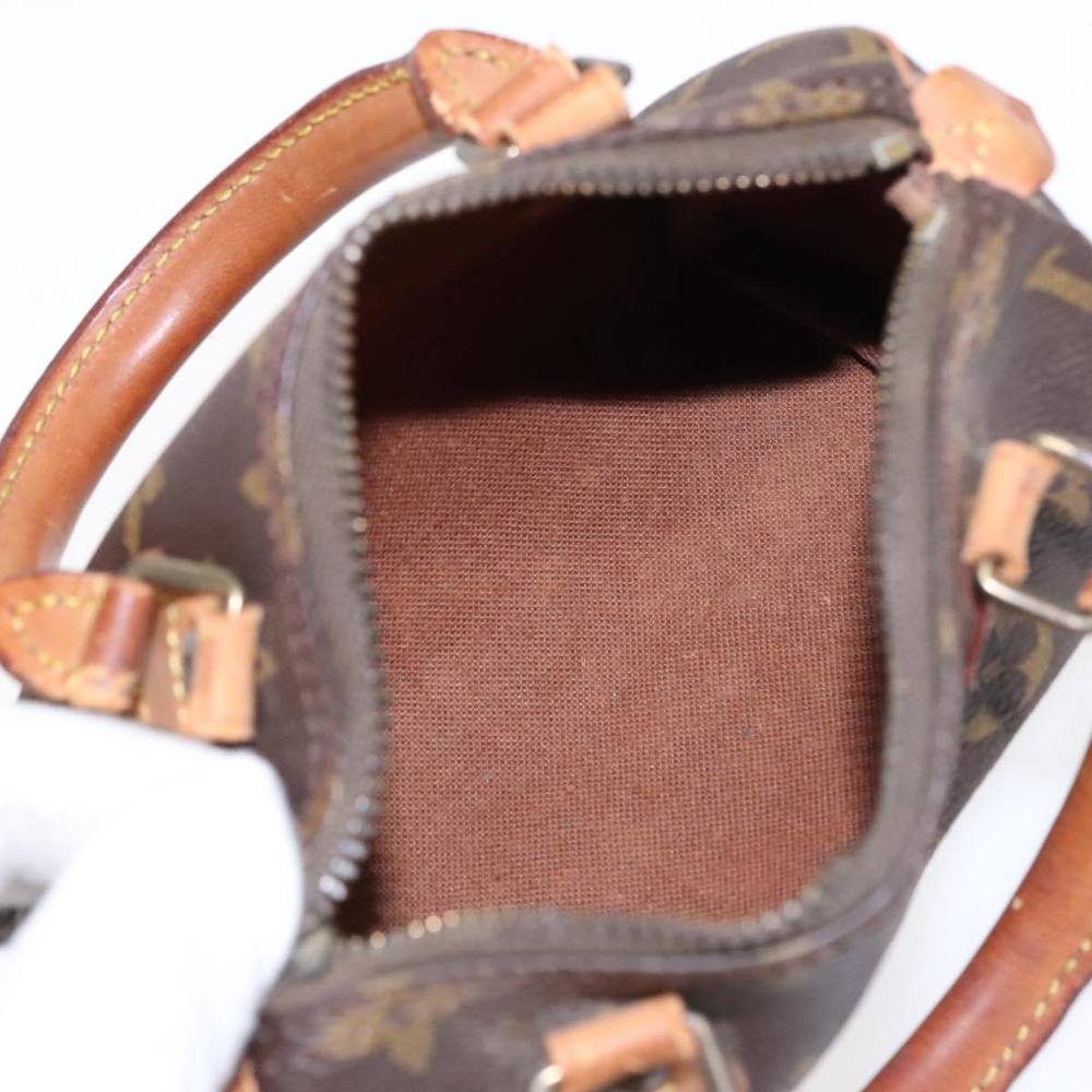 LOUIS VUITTON Monogram Mini Speedy Hand Bag M41534 LV Auth ar12643 - Picture 15 of 16